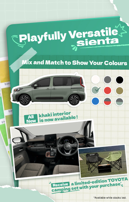 Playfully Versatile SIENTA 🎨 Mix and Match to Show Your Colours
