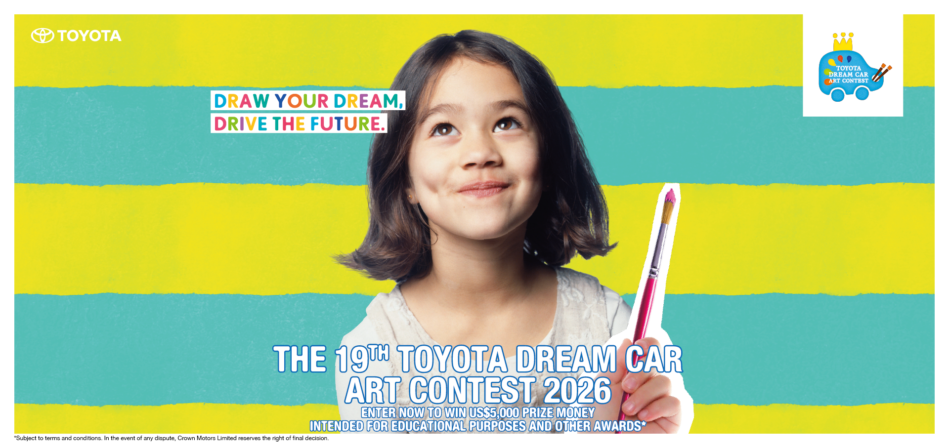 2026 THE 19TH TOYOTA DREAM CAR CONTEST IS NOW OPEN